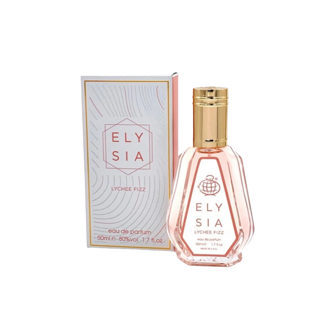 FRAGRANCE WORLD ELYSIA LYCHEE FIZZ EDP 50ML (M)