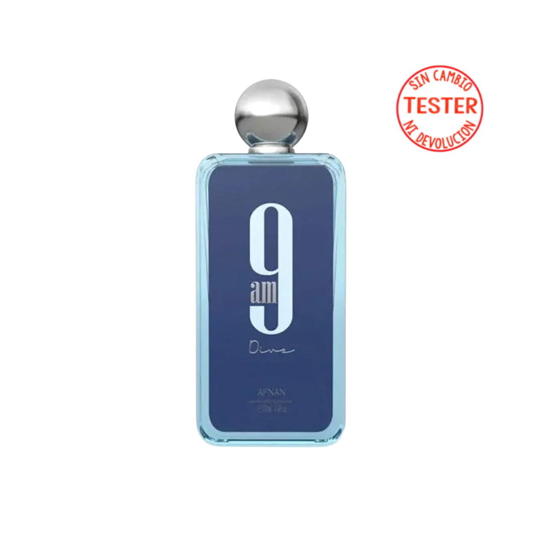 AFNAN 9 AM BLUE DIVE 100ML EDP (H) TESTER