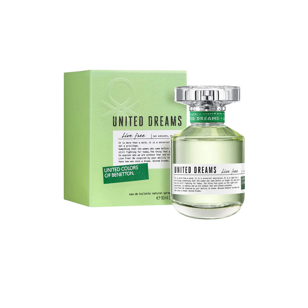BENETTON UNITED LIVE FREE 80ML EDT (M)