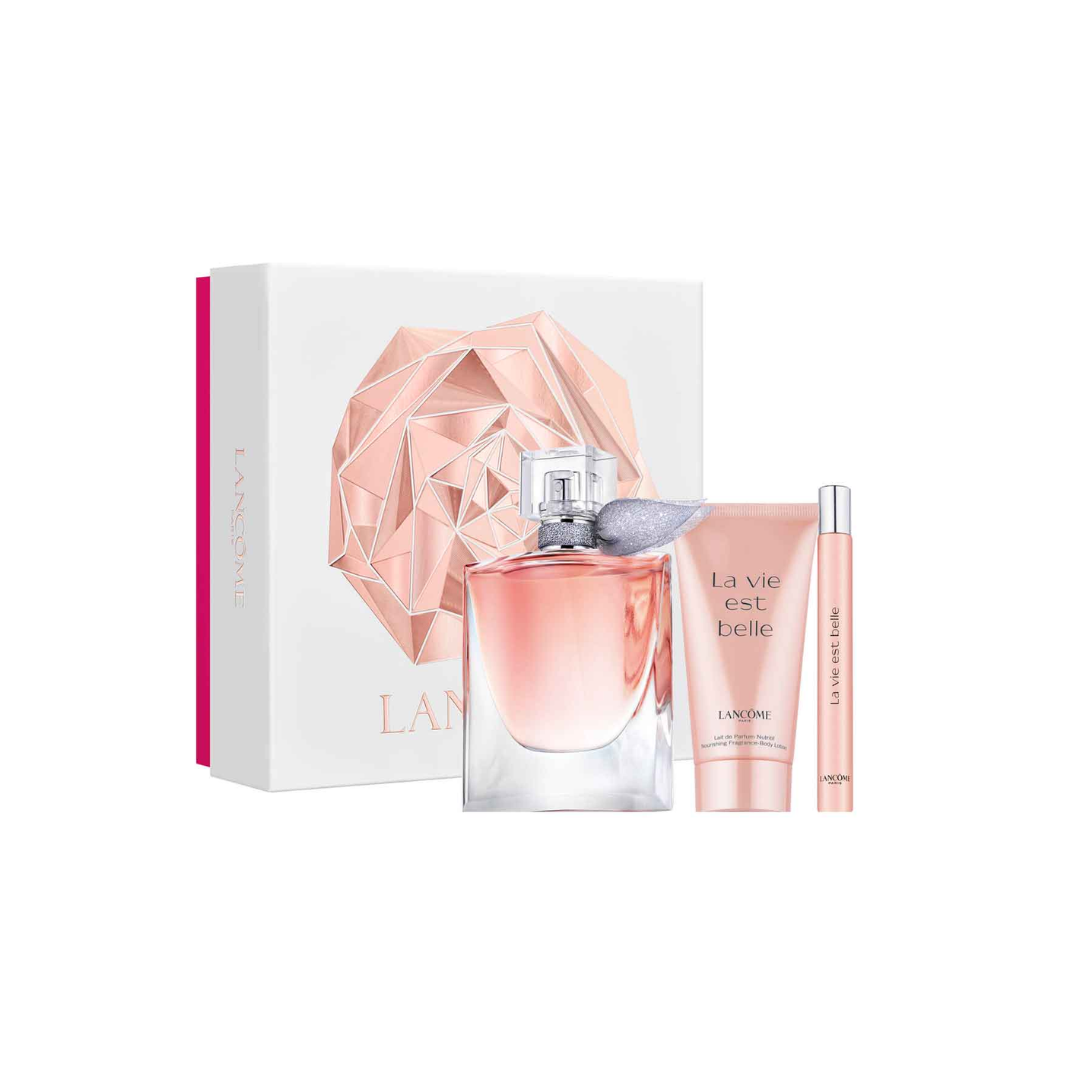 LANCOME LA VIE EST BELLE EDP 50ML+10ML+50ML LOTION (M) SET