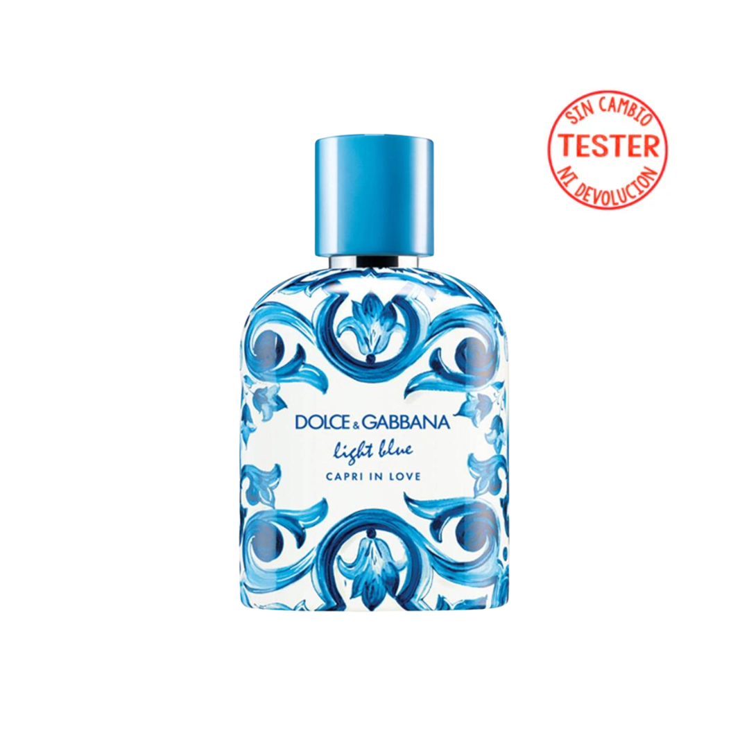 DOLCE & GABBANA LIGHT BLUE CAPRI IN LOVE POUR HOMME 100ML EDP (H) (T)
