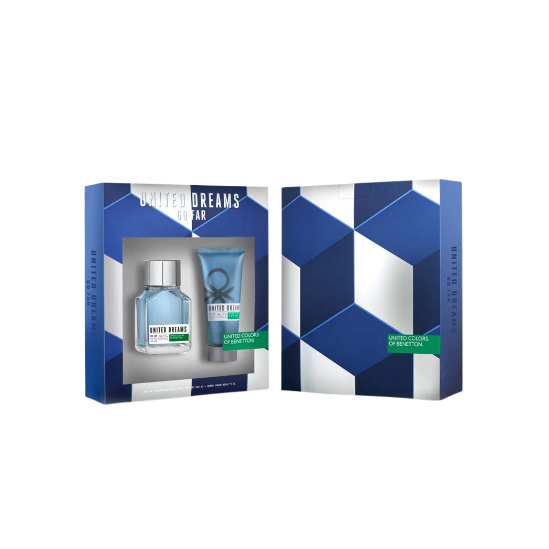 BENETTON UNITED DREAMS GO FAR 100ML +CREMA 75ML (U)
