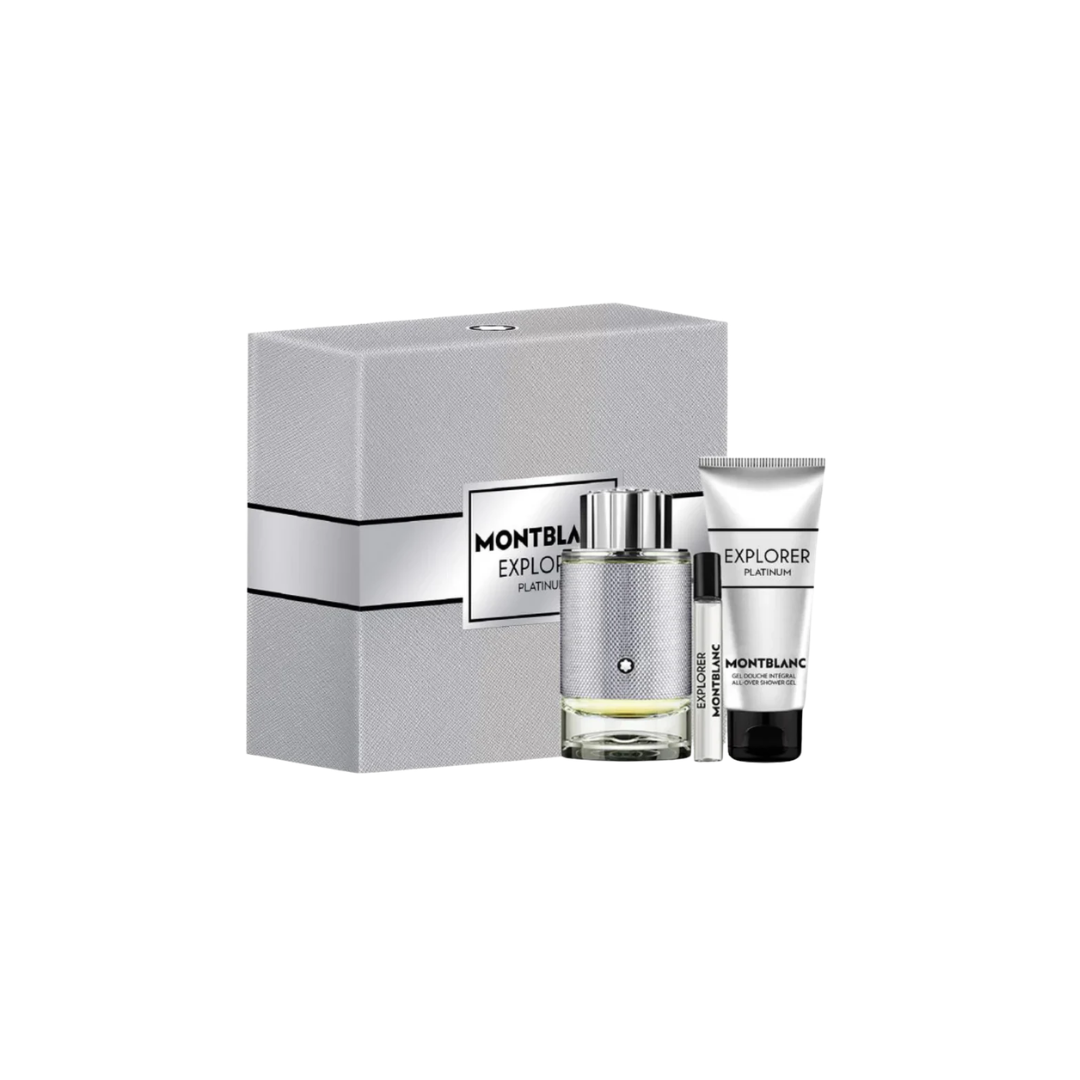 MONTBLANC SET EXPLORER PLATINUM 100ML + 7,5ML + GEL DE DUCHA 100ML (H) SET