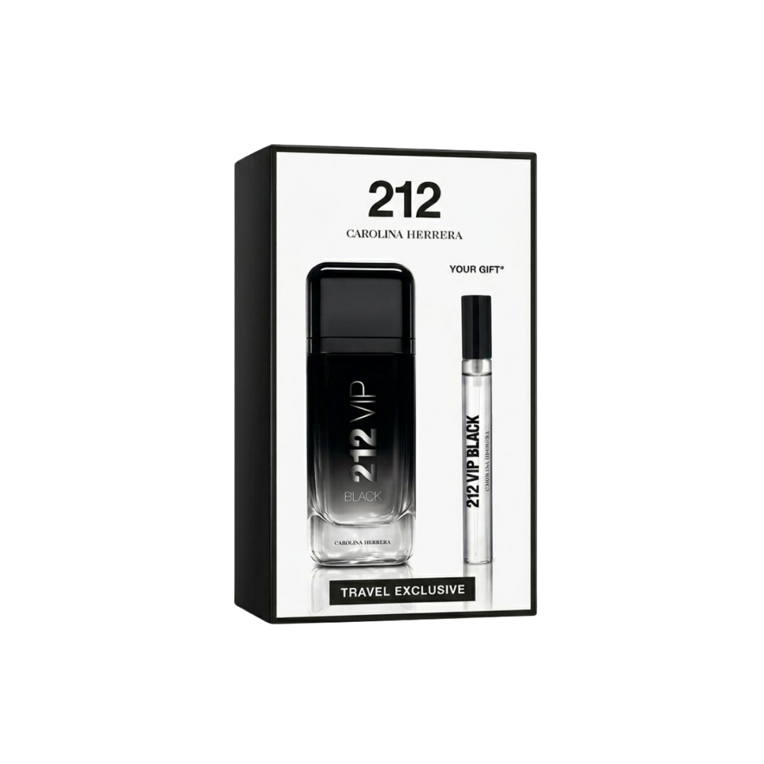 CAROLINA HERRERA SET 212 VIP BLACK EDP 100ML + 10ML (H) SET