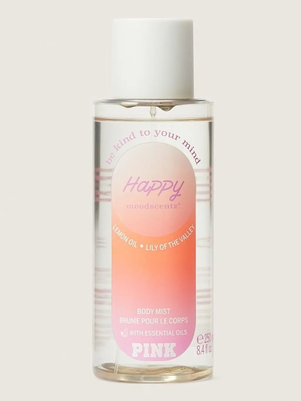 VICTORIA´S SECRET HAPPY MOODSCENTZ PINK 250ML (M) BODY MIST