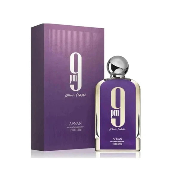 AFNAN 9 PM POUR FEMME 100ML EDP (M)
