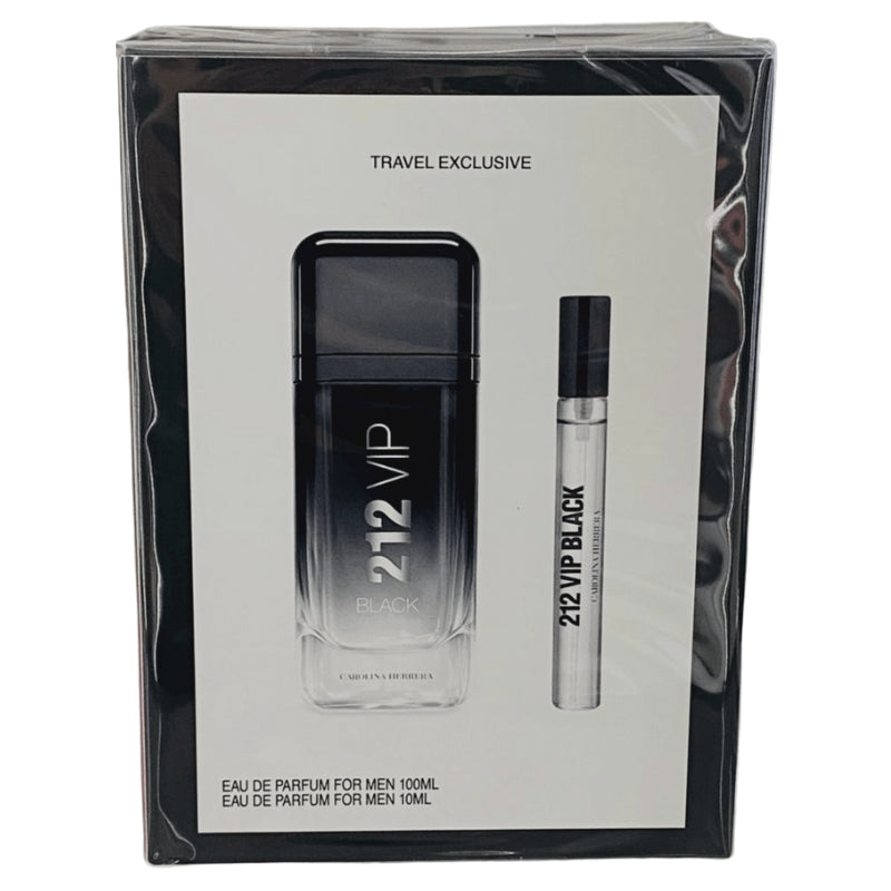 CAROLINA HERRERA SET 212 VIP BLACK EDP 100ML + 10ML (H) SET