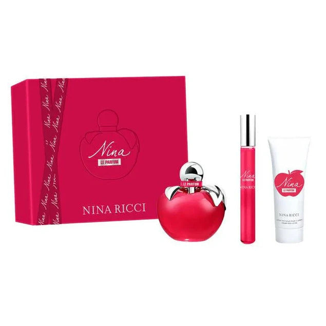 NINA RICCI SET NINA LE PARFUM 80ML+10ML+BODY LOTION 75ML (M) SET