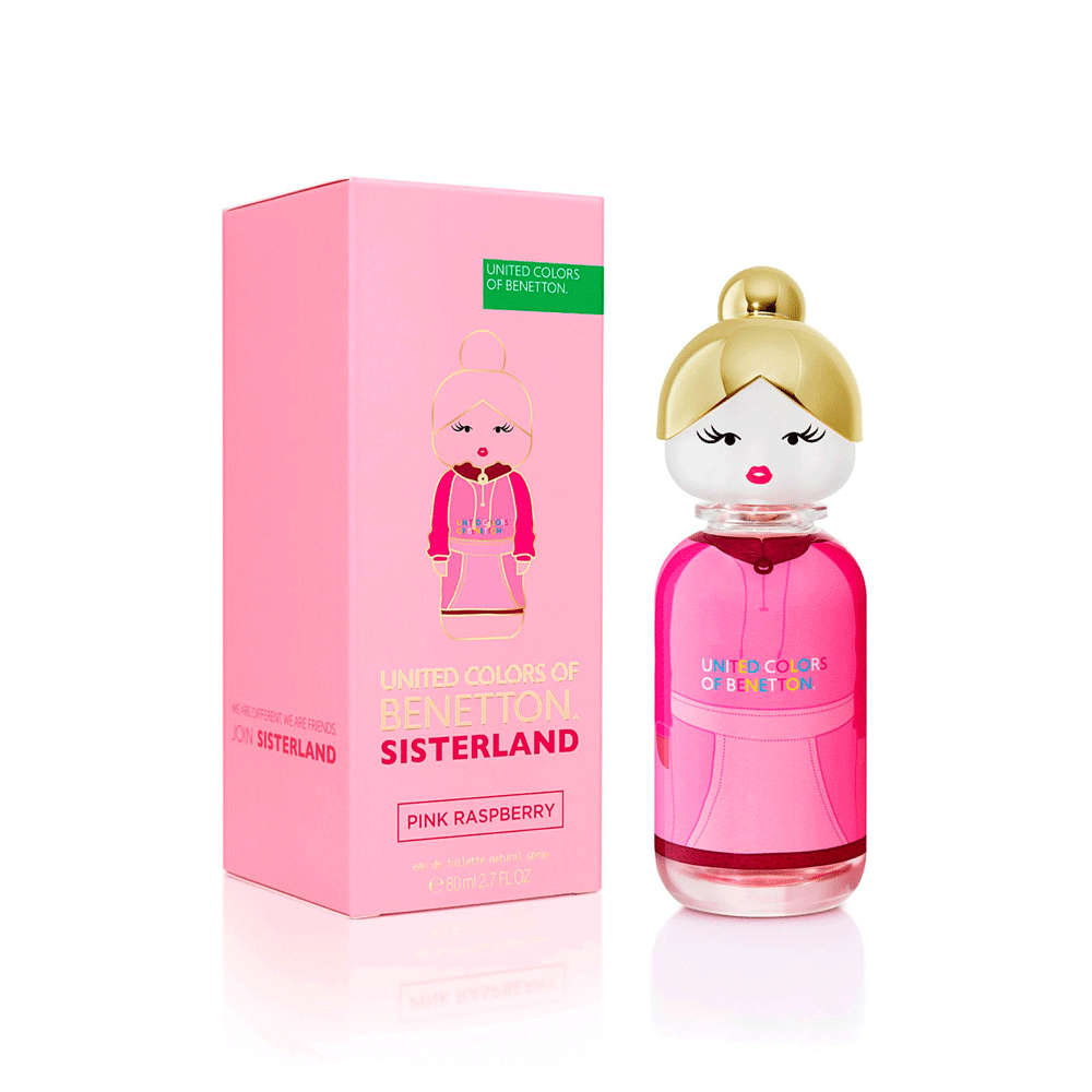 BENETTON SISTERLAND PINK RASPBERRY WOMAN 80ML EDT (M)