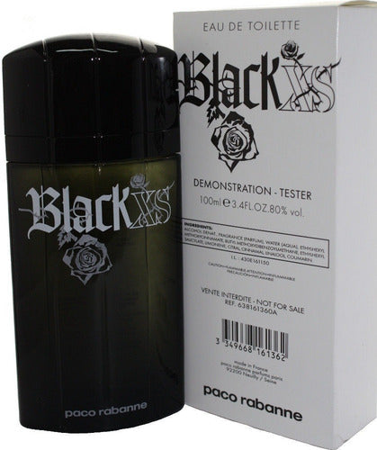 PACO RABANNE BLACK XS 100ML EDT (H) TESTER