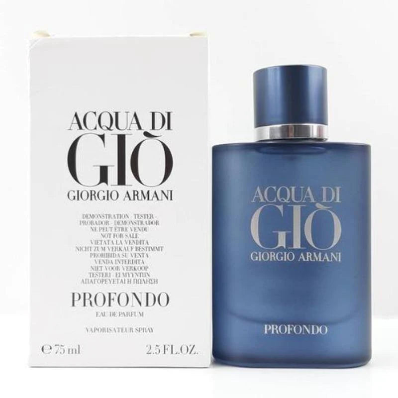 GIORGIO ARMANI ACQUA DI GIO PROFONDO 75ML EDP (H) TESTER