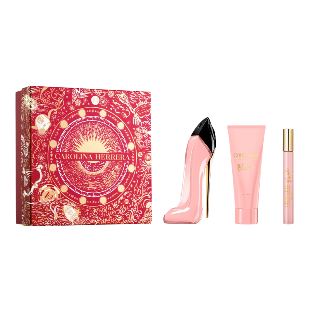 CAROLINA HERRERA GOOD GIRL BLUSH EDP 80ML+10ML+100ML BODY LOTION (M) SET