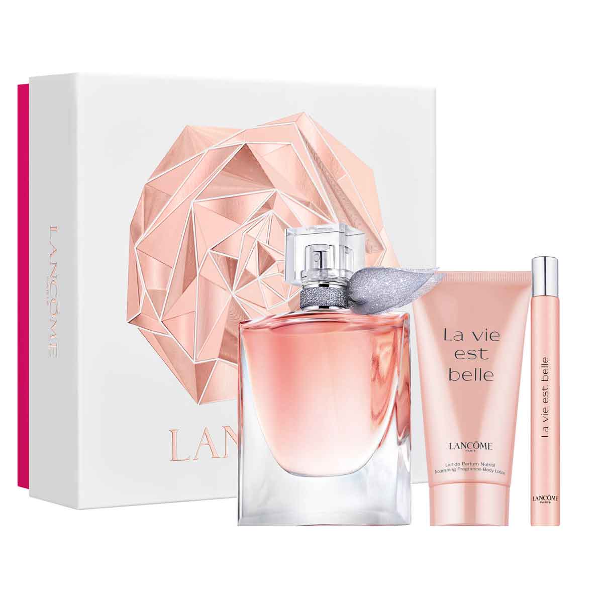 LANCOME LA VIE EST BELLE EDP 50ML+10ML+50ML LOTION (M) SET