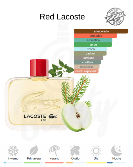LACOSTE RED 125ML EDT (H)