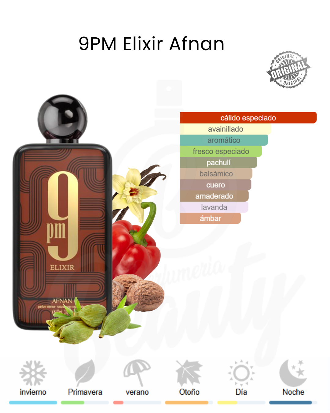 AFNAN 9 PM ELIXIR PARFUM 100ML EDP (U)