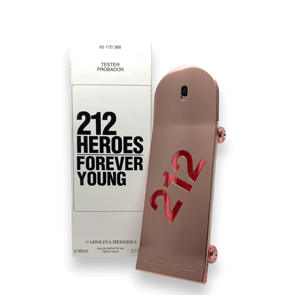CAROLINA HERRERA 212 HEROES FOREVER YOUNG 80ML EDP (M) TESTER