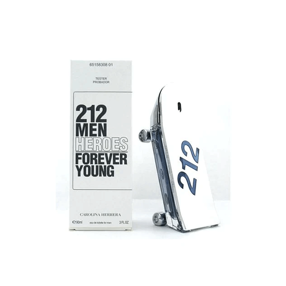 CAROLINA HERRERA 212 MEN HEROES FOREVER YOUNG 90ML EDT (H) TESTER
