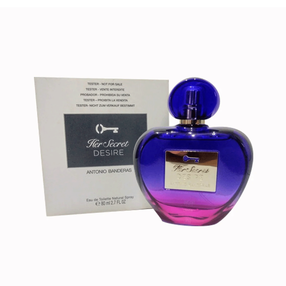 ANTONIO BANDERAS HER SECRET DESIRE 80ML EDP (M) TESTER