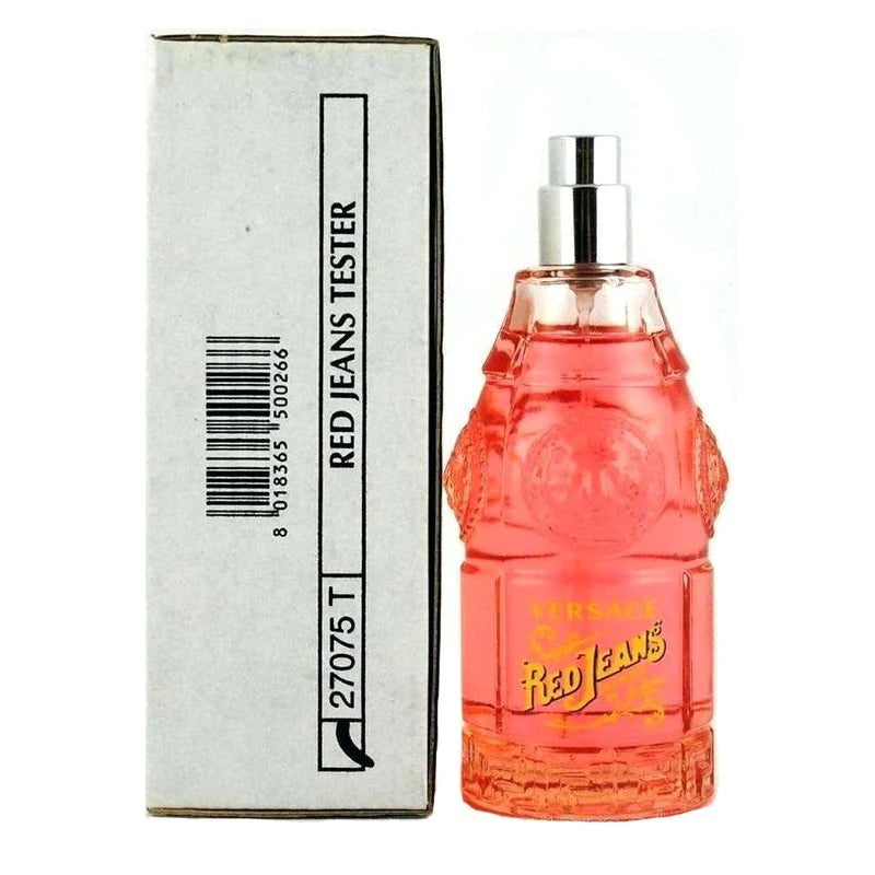 VERSACE RED JEAN 75ML EDT (M) TESTER