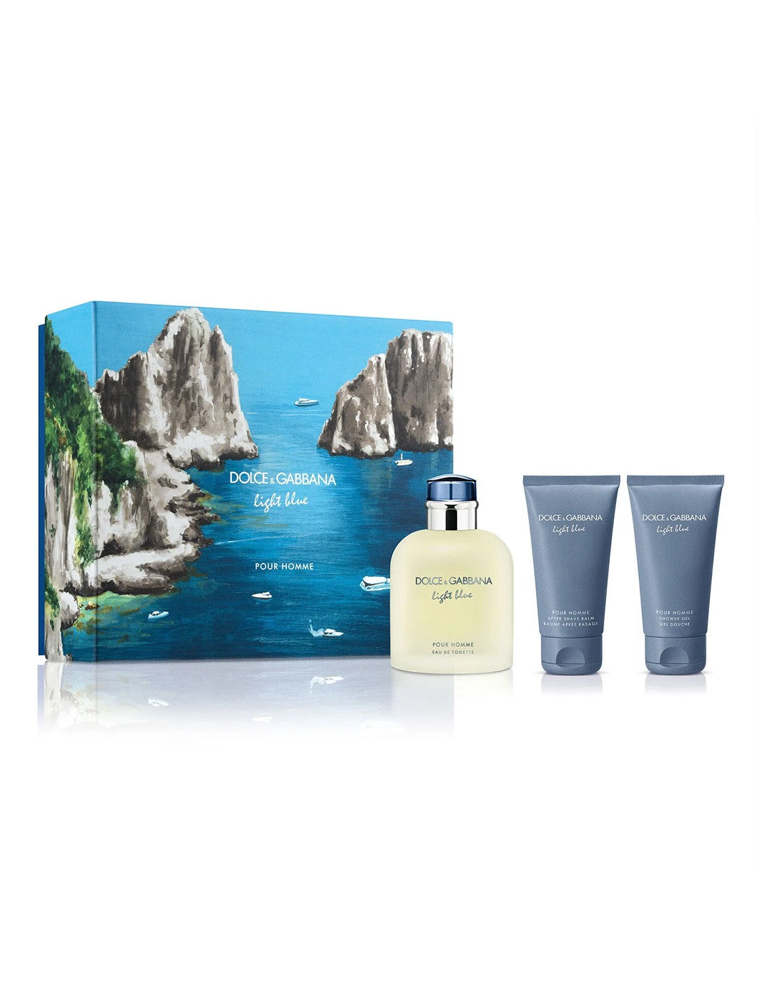 DOLCE & GABBANA SET LIGHT BLUE EDT 125ML +50ML GEL DUCHA+ 5ML (H) SET