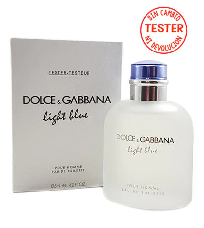 DOLCE & GABBANA LIGHT BLUE 125ML EDT (H) TESTER