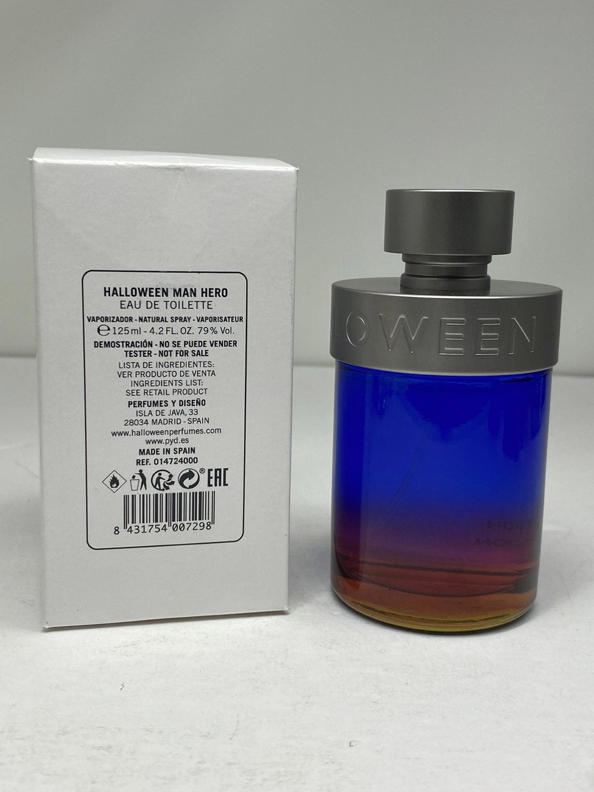 HALLOWEEN HALLOWEEN HERO MAN EDT 125ML (H) TESTER