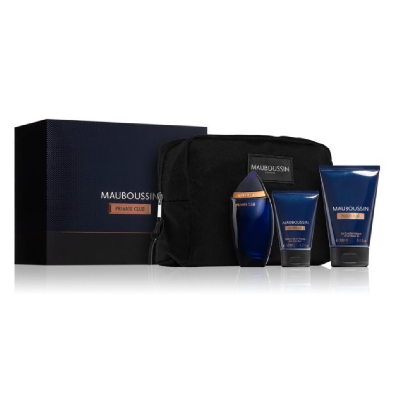 MAUBOUSSIN PRIVATE CLUB EDP 100ML+GEL100ML+AS50ML (H) SET