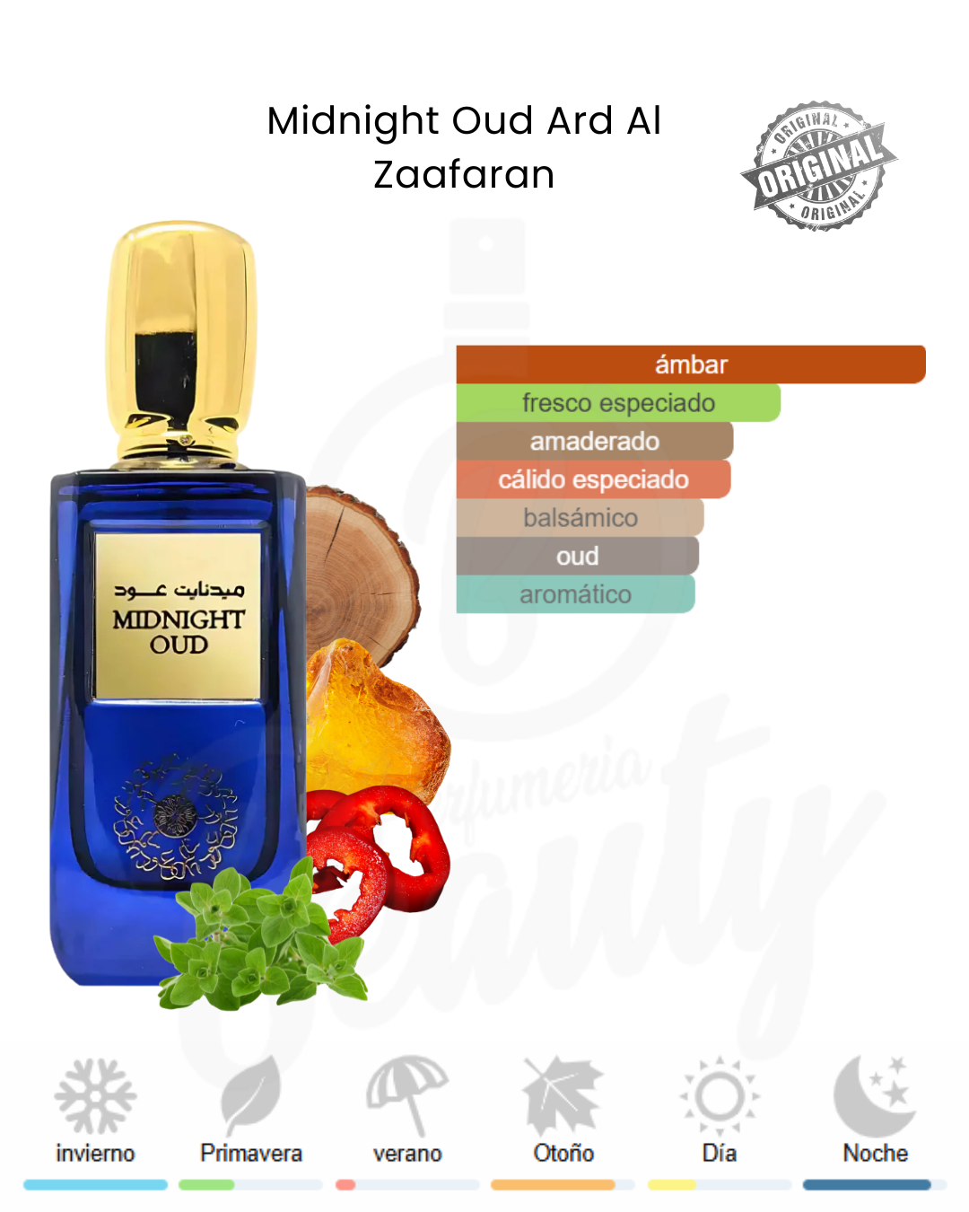 ARD AL ZAAFARAN MIDNIGHT OUD 100ML EDP (U)