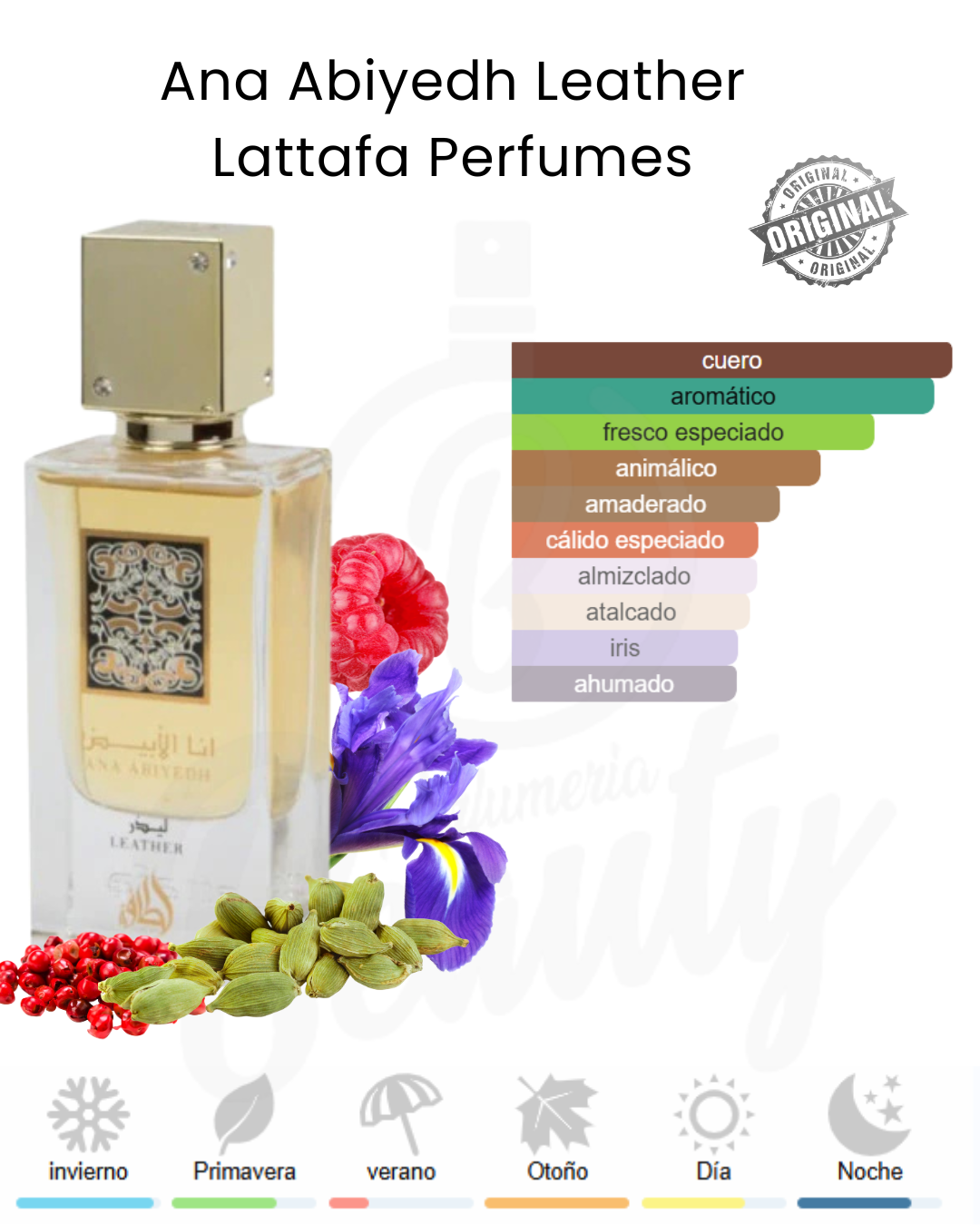 LATTAFA ANA ABIYEDH LEATHER 60ML EDP (U)