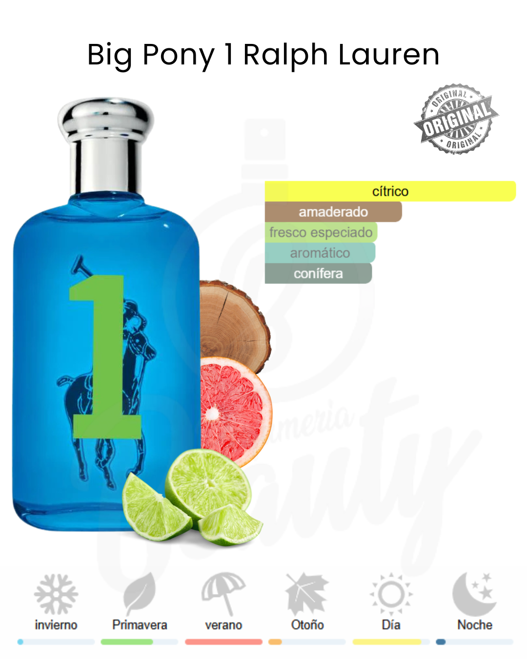 RALPH LAUREN BIG PONY 1 100ML EDT (H)