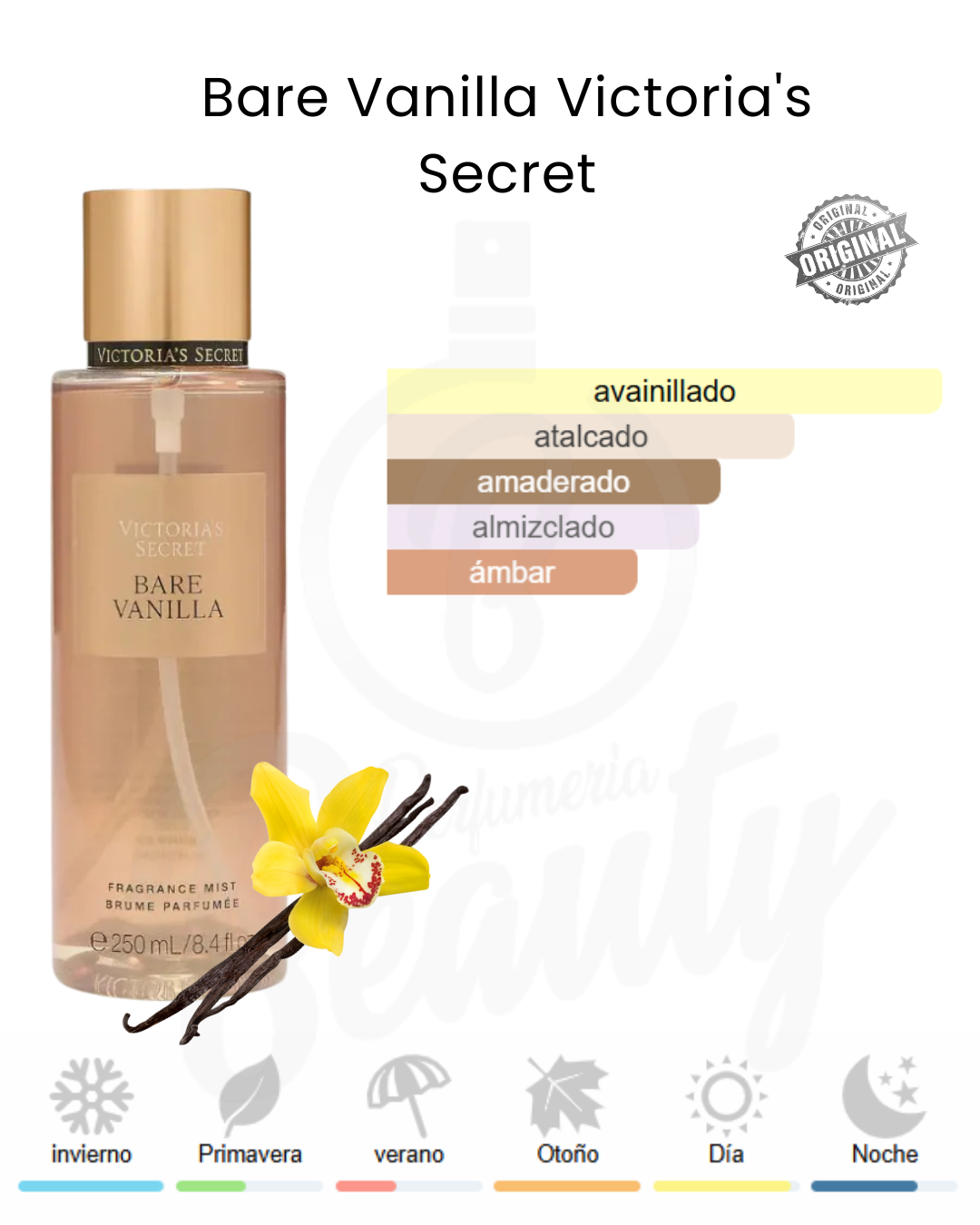 VICTORIA´S SECRET BARE VANILLA 250ML (M) BODY MIST