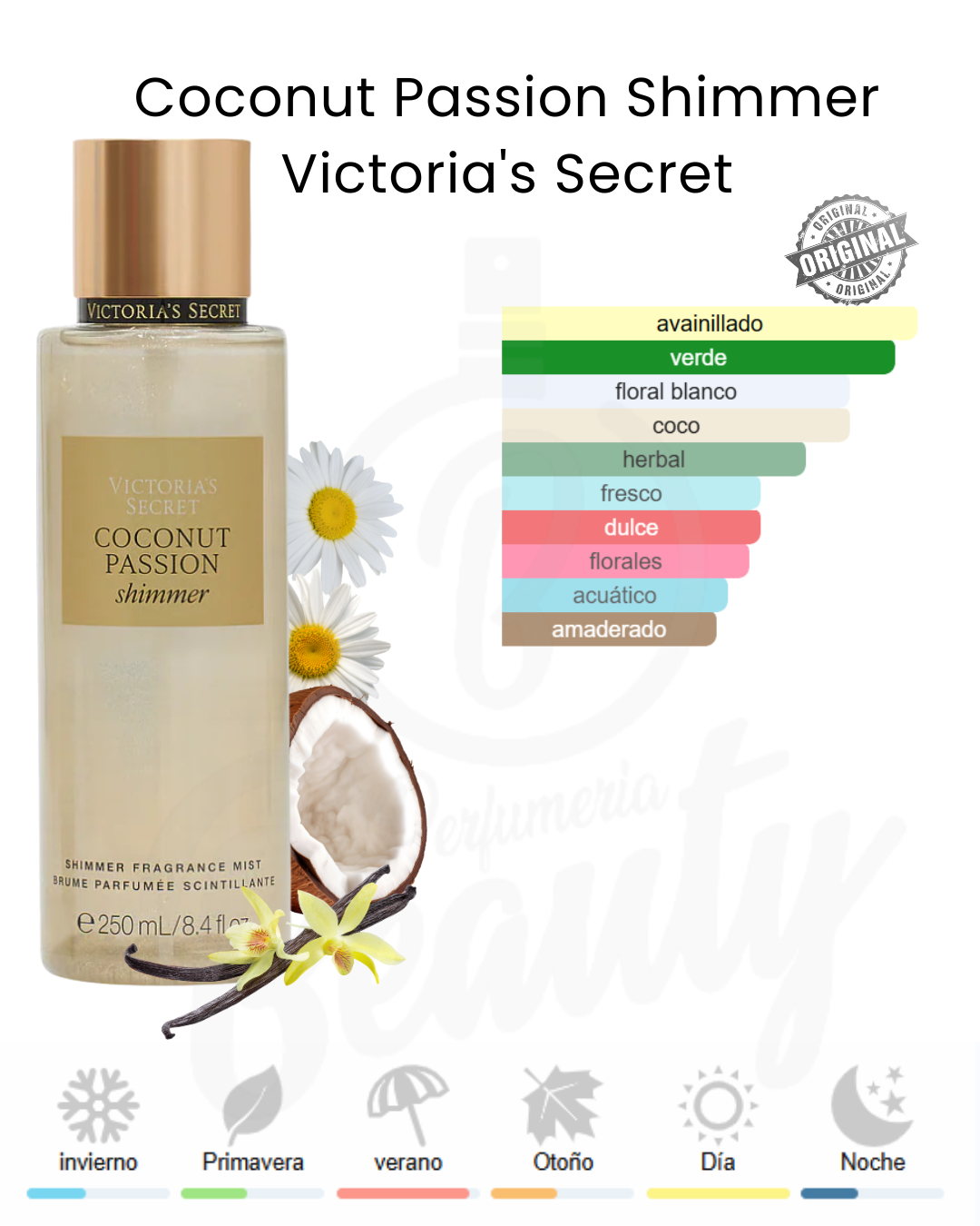 VICTORIA´S SECRET COCONUT PASSION SHIMMER 250ML (M) BODY MIST