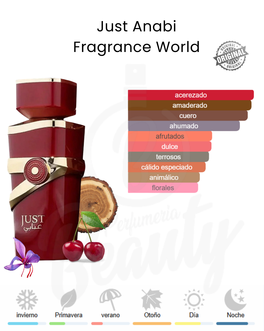 FRAGRANCE WORLD JUST ANABI (ROJO) 100ML EDP (H)