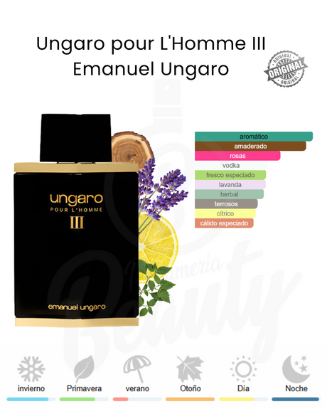 EMANUEL UNGARO III 100ML EDT (H) TESTER