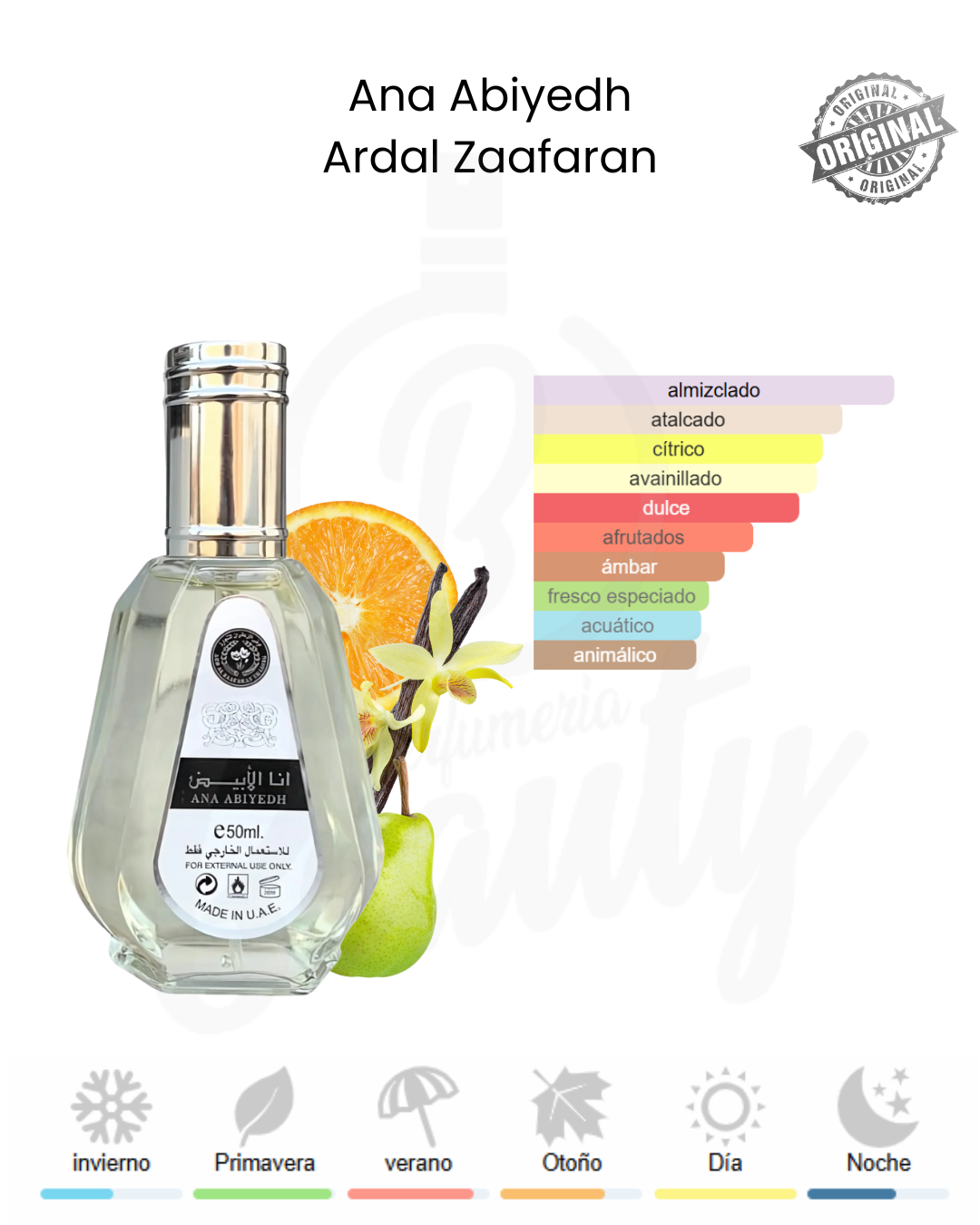 ARD AL ZAAFARAN ANA ABIYEDH 50ML EDP UNISEX