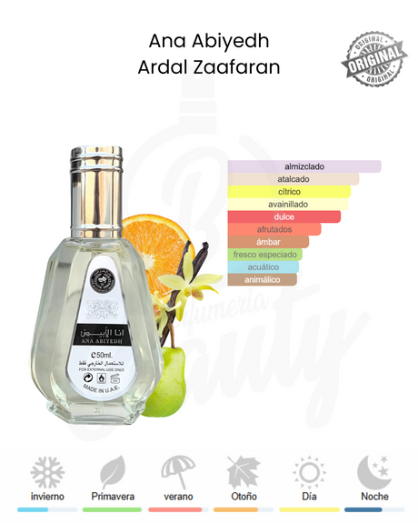 ARD AL ZAAFARAN ANA ABIYEDH 50ML EDP UNISEX