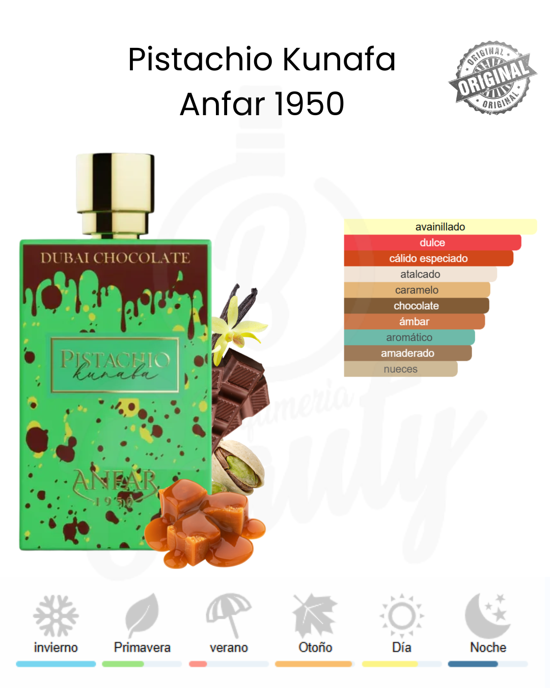 ANFAR PISTACHIO KUNAFA DUBAI CHOCOLATE EDP 80ML UNISEX