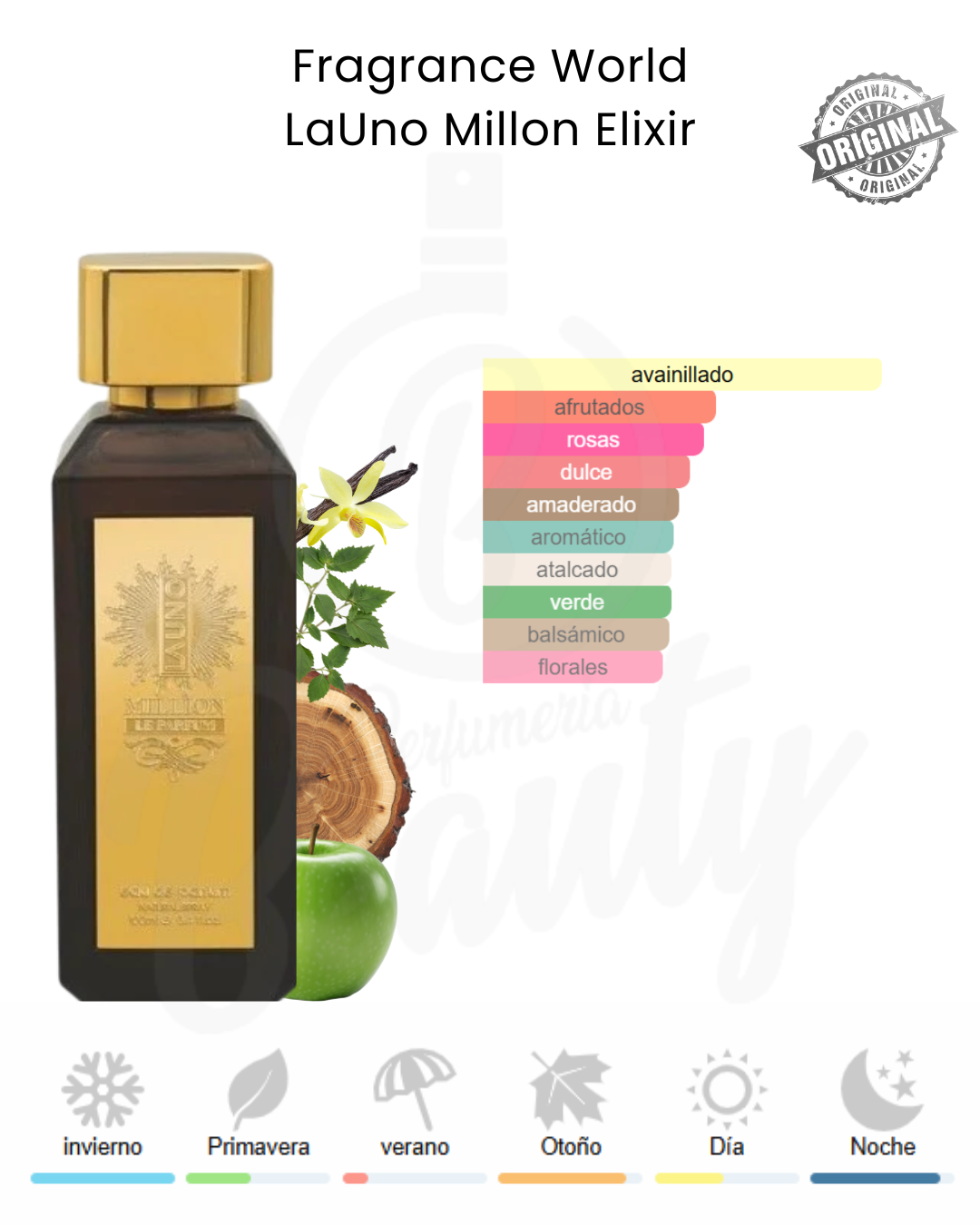 FRAGRANCE WORLD LA UNO ELIXIR EDP 100ML HOMBRE