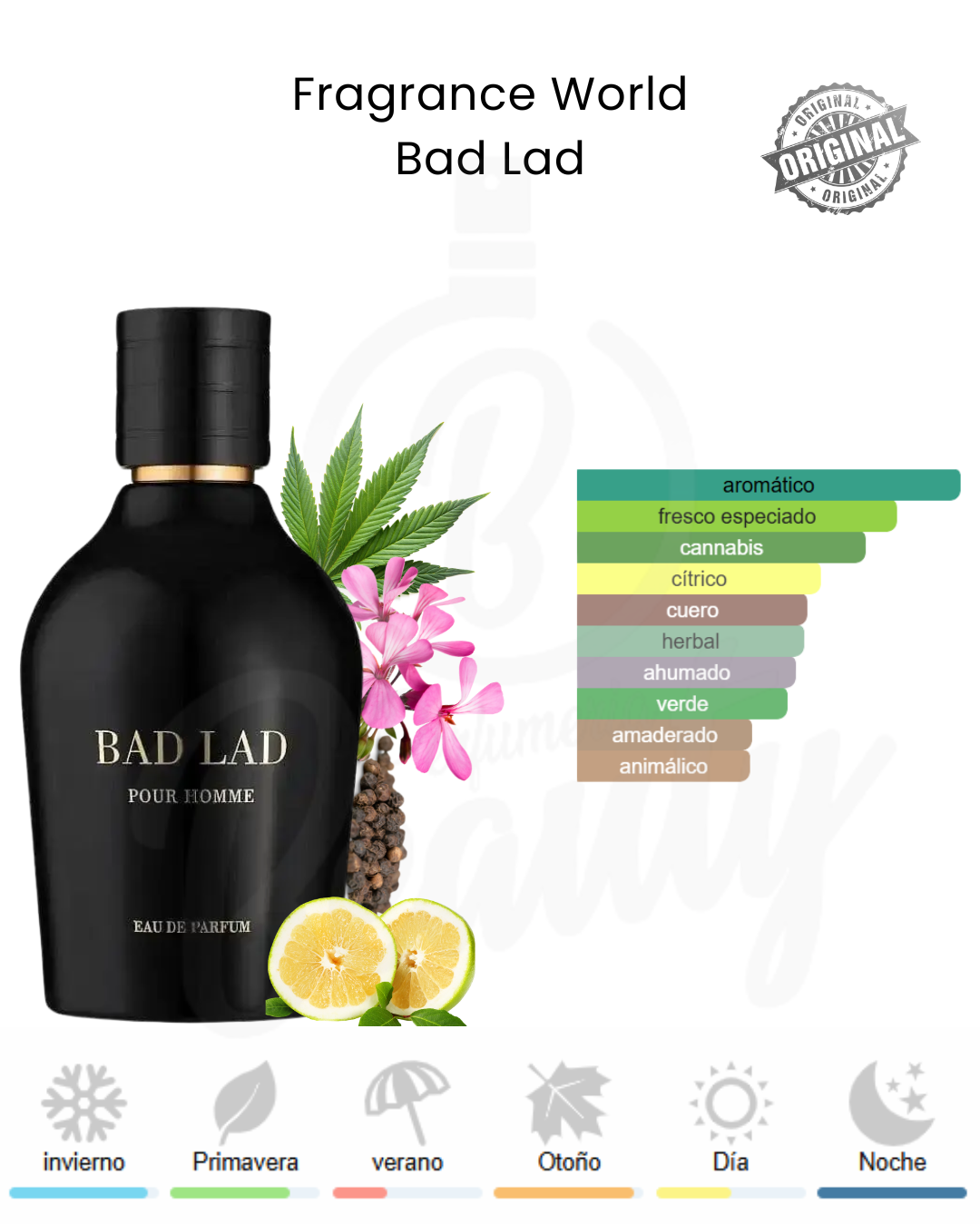 FRAGRANCE WORLD BAD LAD LE PARFUM 100ML EDP HOMBRE