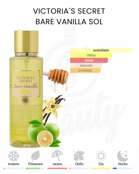 VICTORIA´S SECRET BARE VANILLA SOL 250ML (M) BODY MIST