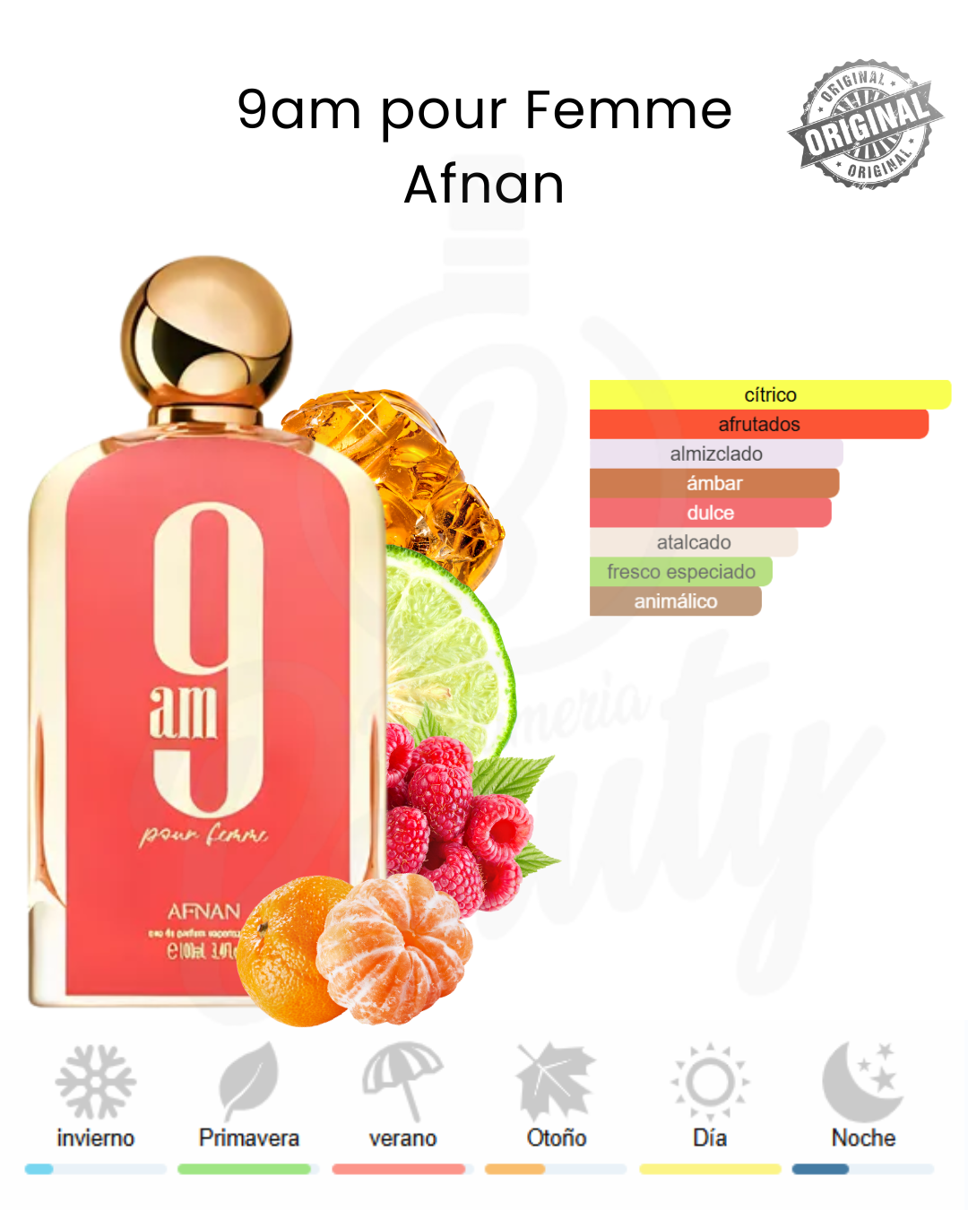 AFNAN 9 AM POUR FEMME 100ML EDP (M)