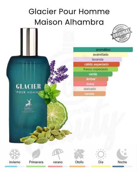 MAISON ALHAMBRA GLACIER POUR HOMME100ML EDP (H)