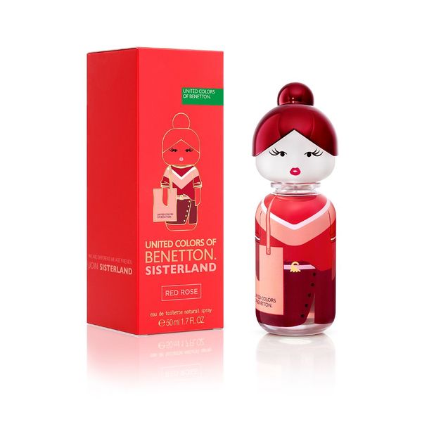 BENETTON SISTERLAND RED ROSE WOMAN 80ML EDT (M)