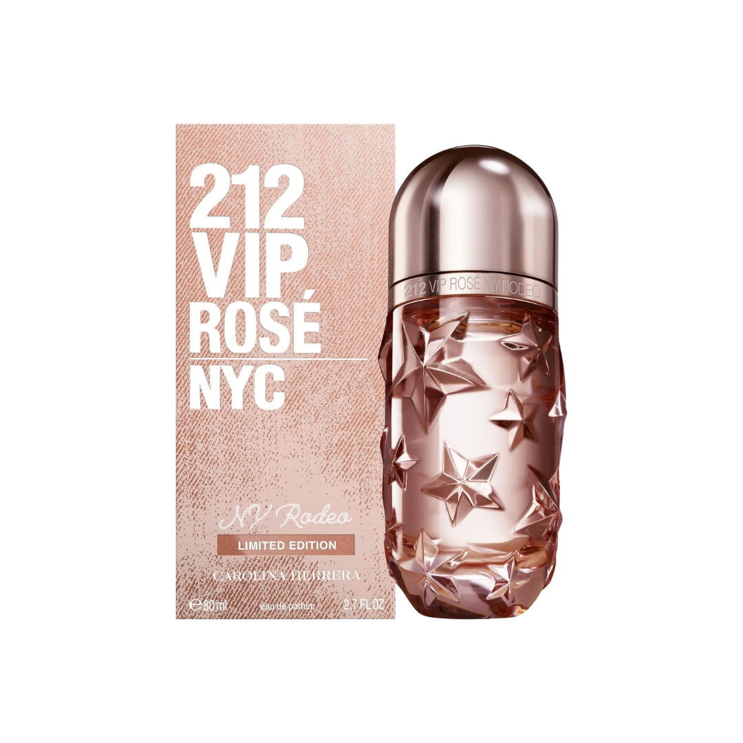 CAROLINA HERRERA 212 VIP ROSE NY RODEO 80ML EDP (M) EDICION LIMITADA