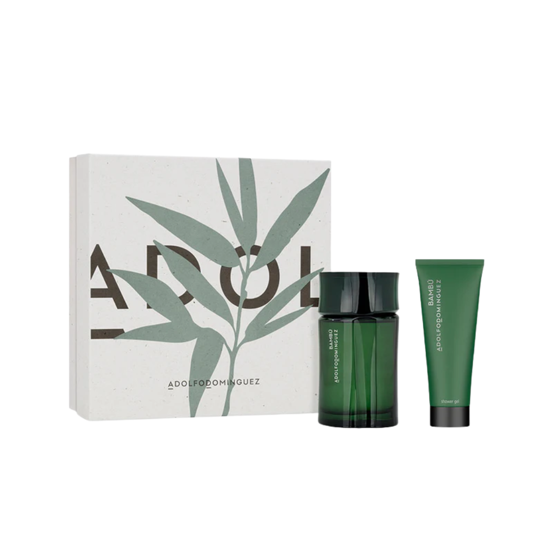 ADOLFO DOMINGUEZ SET AGUA BAMBU EDT 120ML+ 75ML GEL DUCHA (H)