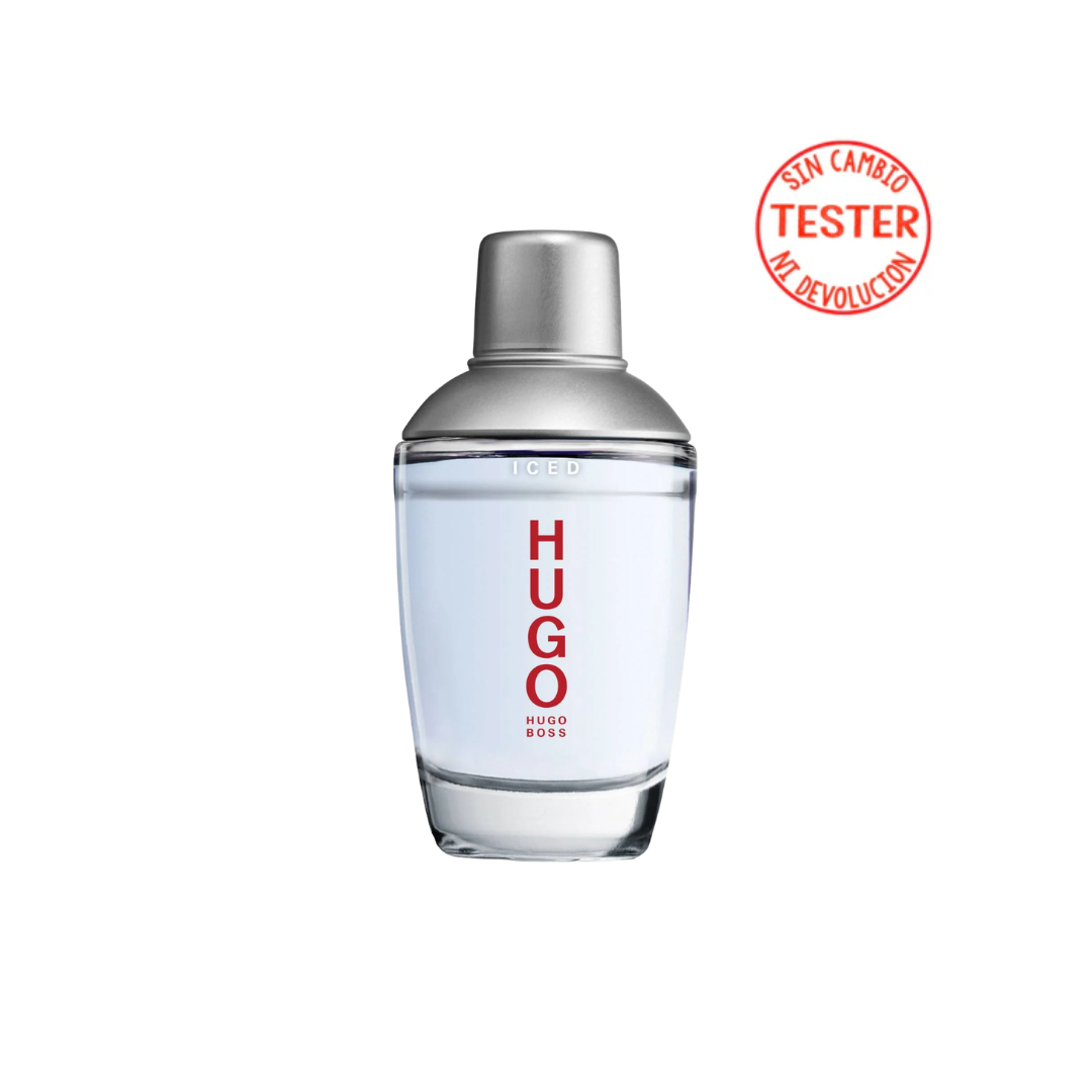 HUGO BOSS ICED 75ML EDT (H) TESTER