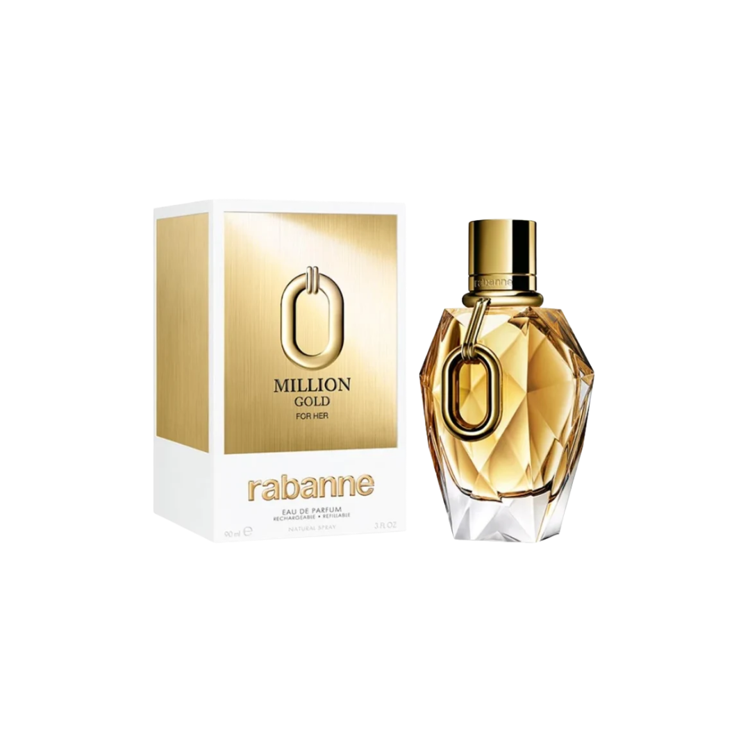 PACO RABANNE MILLION GOLD HER EDP 90ML (M) RECARGABLE