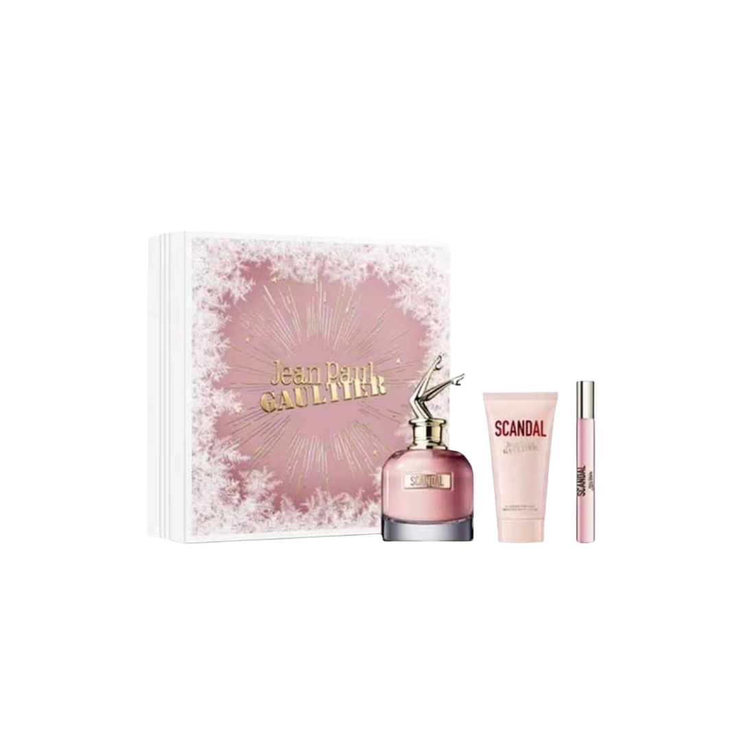 JEAN PAUL GAULTIER SET SCANDAL EDP 80ml+10ml+Loción75 (M) SET