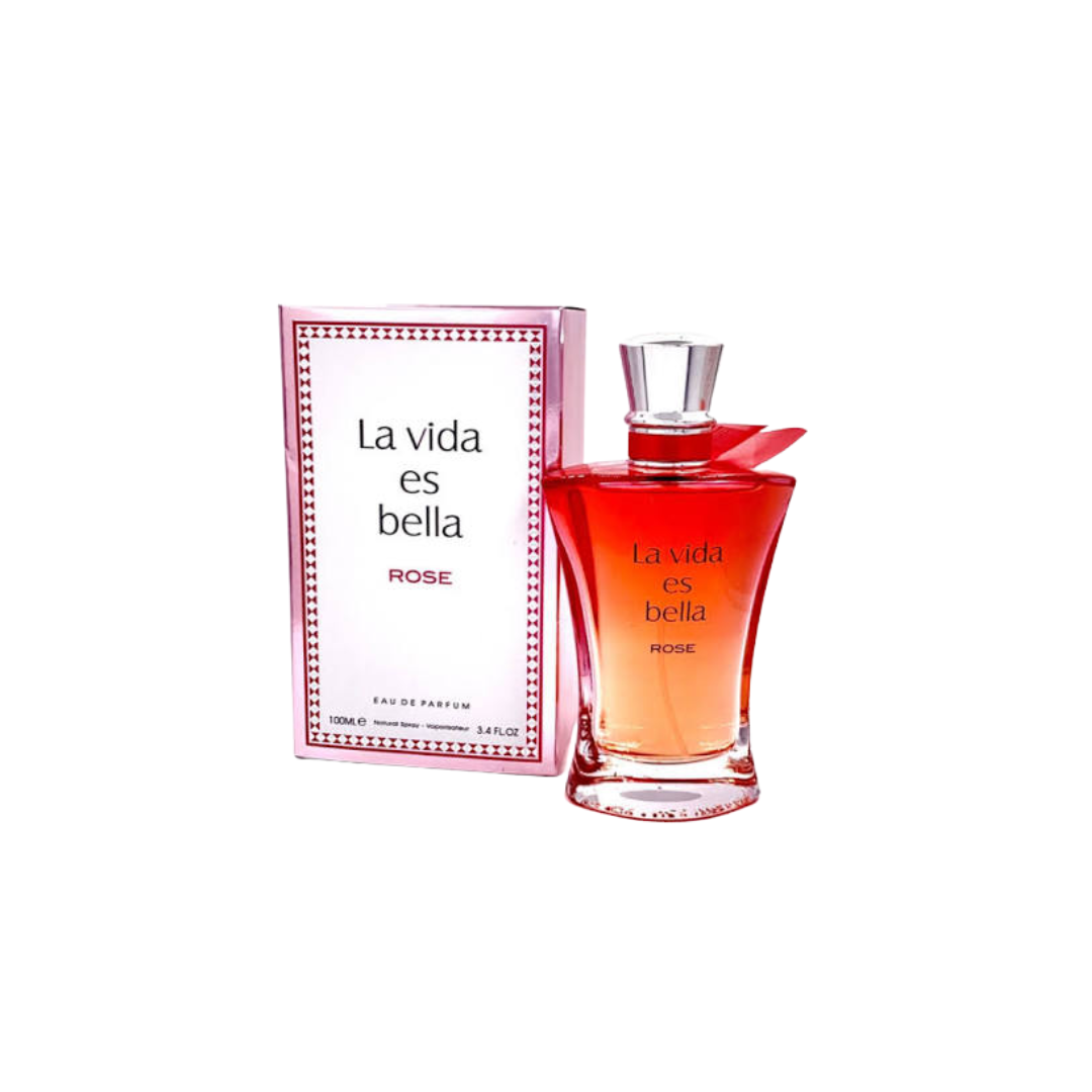 FRAGRANCE WORLD LA VIDA ES BELLA ROSE 100ML EDP (M)