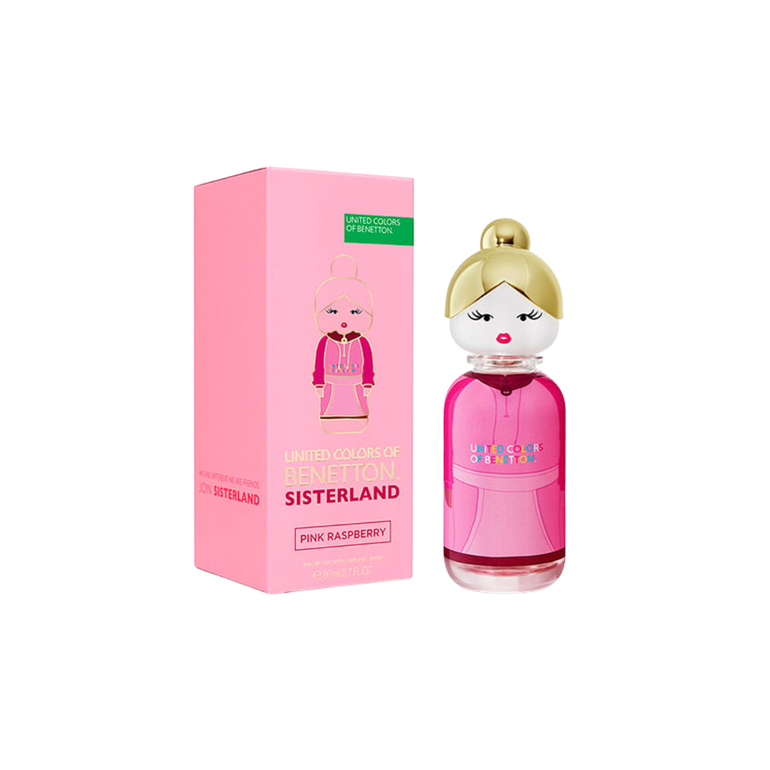 BENETTON SISTERLAND PINK RASPBERRY WOMAN 80ML EDT (M)